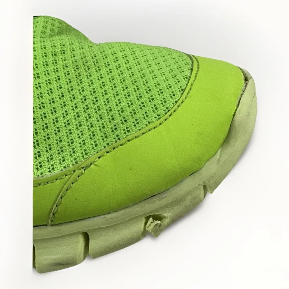 Nike Free 5.0 Flash Lime Blue Hero Black Youth Size 7 - Picture 10 of 10